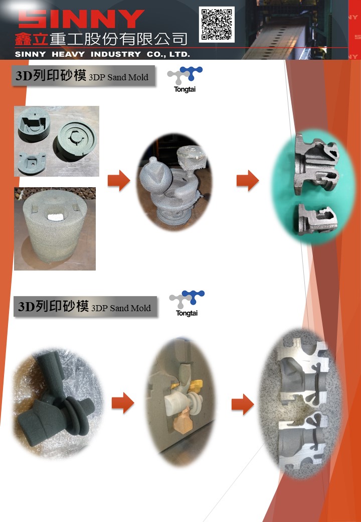 3D Printing Sand Mold Casting Process